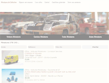 Tablet Screenshot of miniatures-collections.com